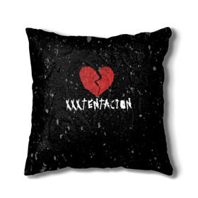 Подушка 3D с принтом XXXTentacion Red Broken Heart в Петрозаводске, наволочка – 100% полиэстер, наполнитель – холлофайбер (легкий наполнитель, не вызывает аллергию). | состоит из подушки и наволочки. Наволочка на молнии, легко снимается для стирки | broken | dead | heart | king | legend | music | rap | rapper | red | revenge | rip | xtentation | xxtennation | xxx | xxxtentacion | красное | мертв | музыка | память | разбитое | репер | рип | рэп | сердце | тентасьон | умер