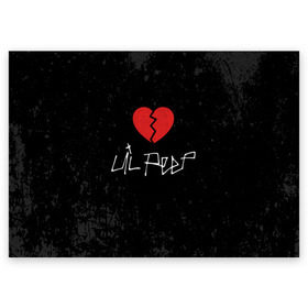 Поздравительная открытка с принтом Lil Peep Broken Heart в Петрозаводске, 100% бумага | плотность бумаги 280 г/м2, матовая, на обратной стороне линовка и место для марки
 | broken | dead | heart | lil | lil peep | lilpeep | music | peep | pump | rap | rapper | red | rip | густав | красное | лил | лил пип | лилпип | мертв | память | пип | разбитое | рип | рэп | рэпер | сердечко | сердце | умер | эмо