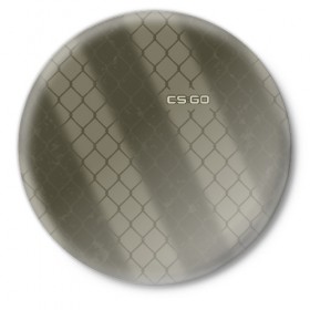 Значок с принтом CS:GO - Safari Mesh в Петрозаводске,  металл | круглая форма, металлическая застежка в виде булавки | 