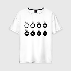 Женская футболка хлопок Oversize с принтом F 1 4-16 в Петрозаводске, 100% хлопок | свободный крой, круглый ворот, спущенный рукав, длина до линии бедер
 | фото | фотограф | фотография