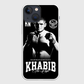 Чехол для iPhone 13 mini с принтом Хабиб Нурмагомедов в Петрозаводске,  |  | khabib nurmagomedov | mma | the eagle | ufc | боец | бои без правил | борьба | микс файт | мма | орёл | самбо | хабиб | хабиб нурмагомедов