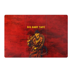 Магнитный плакат 3Х2 с принтом BIG BABY TAPE - Dragonborn в Петрозаводске, Полимерный материал с магнитным слоем | 6 деталей размером 9*9 см | Тематика изображения на принте: baby | bbt | big | dragonborn | dragons | fire | gimme | lost | rap | raper | tape | the | trap | взял | дракон | драконы | огонь | русский | рэп | рэппер | твою