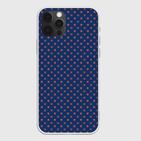 Чехол для iPhone 12 Pro Max с принтом Scull pat 1 в Петрозаводске, Силикон |  | scull | кости | мода | паттерн | тренд | узор | хипстер | череп | черепа