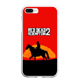 Чехол для iPhone 7Plus/8 Plus матовый с принтом Red Dead Redemption 2 в Петрозаводске, Силикон | Область печати: задняя сторона чехла, без боковых панелей | rdr | rdr 2. | red dead redemption | red dead redemption 2