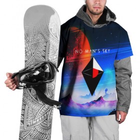 Накидка на куртку 3D с принтом NO MANS SKY в Петрозаводске, 100% полиэстер |  | game | hill | hills | mounatin | mounatins | nms | no mans sky | planet | rock | rocks | sky | snow | space | winter | игры | планеты
