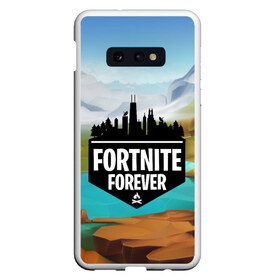 Чехол для Samsung S10E с принтом Fortnite Forever в Петрозаводске, Силикон | Область печати: задняя сторона чехла, без боковых панелей | Тематика изображения на принте: battle royale | fortnite | fortnite battle royale | futuresynth | game | outrun | retrowave | synth | synthwave | игры | ретровейв | синтвейв | фортнайт