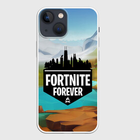 Чехол для iPhone 13 mini с принтом Fortnite Forever в Петрозаводске,  |  | battle royale | fortnite | fortnite battle royale | futuresynth | game | outrun | retrowave | synth | synthwave | игры | ретровейв | синтвейв | фортнайт