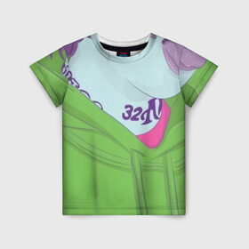 Детская футболка 3D с принтом Lil Xan_2 в Петрозаводске, 100% гипоаллергенный полиэфир | прямой крой, круглый вырез горловины, длина до линии бедер, чуть спущенное плечо, ткань немного тянется | lil xan | лил зан