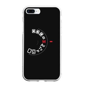 Чехол для iPhone 7Plus/8 Plus матовый с принтом manual в Петрозаводске, Силикон | Область печати: задняя сторона чехла, без боковых панелей | фото | фотограф | фотография