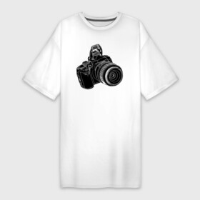 Платье-футболка хлопок с принтом зеркалка в Петрозаводске,  |  | фото | фотограф | фотография