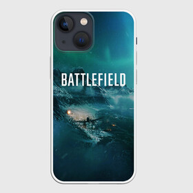 Чехол для iPhone 13 mini с принтом BATTLEFIELD в Петрозаводске,  |  | action | battlefield | battlefield 5 | battlefield v | dice | electronic arts | game | war | world war | война | вторая мировая | игры | солдат | солдаты | шутер