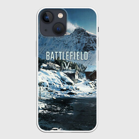 Чехол для iPhone 13 mini с принтом BATTLEFIELD в Петрозаводске,  |  | action | battlefield | battlefield 5 | battlefield v | dice | electronic arts | game | war | world war | война | вторая мировая | игры | солдат | солдаты | шутер