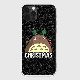 Чехол для iPhone 12 Pro с принтом Totoro Christmas в Петрозаводске, силикон | область печати: задняя сторона чехла, без боковых панелей | Тематика изображения на принте: anime | christmas | moon | myneighbortotoro | night | totoro | xmas | аниме | канта | кодомо | котобус | кусакабэ | мэй | рождество | сусуватари | тацуо | тоторо | хаяомиядзаки | ясуко