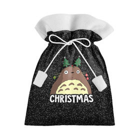 Подарочный 3D мешок с принтом Totoro Christmas в Петрозаводске, 100% полиэстер | Размер: 29*39 см | Тематика изображения на принте: anime | christmas | moon | myneighbortotoro | night | totoro | xmas | аниме | канта | кодомо | котобус | кусакабэ | мэй | рождество | сусуватари | тацуо | тоторо | хаяомиядзаки | ясуко