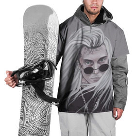 Накидка на куртку 3D с принтом Ghostemane в Петрозаводске, 100% полиэстер |  | Тематика изображения на принте: ghostemane | ghostmane | rap | trap | гостмейн | реп | трэп