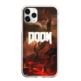 Чехол для iPhone 11 Pro матовый с принтом DOOM в Петрозаводске, Силикон |  | Тематика изображения на принте: demon | devil | doom | doom vfr | evil | game | mars | red | демон | дум | игры | космос | красная планета | марс | пришельцы