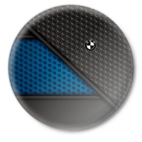 Значок с принтом BMW в Петрозаводске,  металл | круглая форма, металлическая застежка в виде булавки | Тематика изображения на принте: bmw | motorsport | авто | автомобильные | бмв | геометрия | мото | надписи | текстура