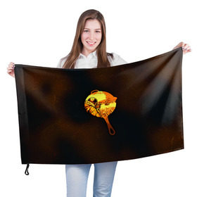 Флаг 3D с принтом PUBG в Петрозаводске, 100% полиэстер | плотность ткани — 95 г/м2, размер — 67 х 109 см. Принт наносится с одной стороны | 