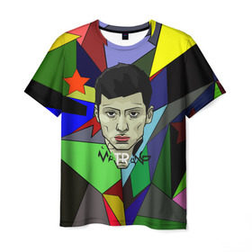 Мужская футболка 3D с принтом MATRANG в Петрозаводске, 100% полиэфир | прямой крой, круглый вырез горловины, длина до линии бедер | gazgolder | matrang