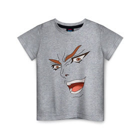 Детская футболка хлопок с принтом Dio Brando в Петрозаводске, 100% хлопок | круглый вырез горловины, полуприлегающий силуэт, длина до линии бедер | dio | jojo | джо джо | дио