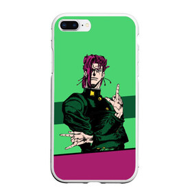 Чехол для iPhone 7Plus/8 Plus матовый с принтом Jojo Kakyoin в Петрозаводске, Силикон | Область печати: задняя сторона чехла, без боковых панелей | Тематика изображения на принте: adventure | anime | bizzare | jo jo | jojo | logo | manga | аниме | араки | ахегао | джо | джо джо | джоджо | жижа | жожа | жожо | йойо | лого | манга | мульт | мультфильм | отаку | сериал | символ | хирохико | юри | яой