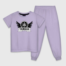 Детская пижама хлопок с принтом Yamaha v-max в Петрозаводске, 100% хлопок |  брюки и футболка прямого кроя, без карманов, на брюках мягкая резинка на поясе и по низу штанин
 | v max | yamaha | мотоспорт | мотоцикл | чоппер | ямаха
