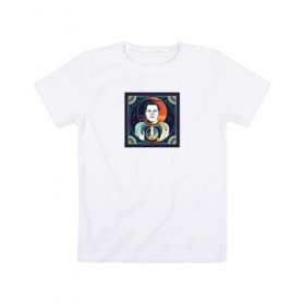 Детская футболка хлопок с принтом Musk Icon в Петрозаводске, 100% хлопок | круглый вырез горловины, полуприлегающий силуэт, длина до линии бедер | elon | elon musk | sapcex | tesla | илон маск | наука