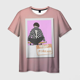 Мужская футболка 3D с принтом Френдзона Мэйклав в Петрозаводске, 100% полиэфир | прямой крой, круглый вырез горловины, длина до линии бедер | бойчик | группа | музыка | мультяшка | мэйклав | песни | подростки | поп панк | френдзона