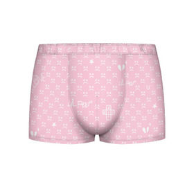 Мужские трусы 3D с принтом Lil Peep pink pattern в Петрозаводске, 50% хлопок, 50% полиэстер | классическая посадка, на поясе мягкая тканевая резинка | Тематика изображения на принте: benz truck | girls | gustav ahr | heart | hip hop | lil | lil peep | look at the sky tonight | love | peep | rap | rose | лил | лилпип | паттерн | пип | рэп | хип хоп | эмо | эмо реп