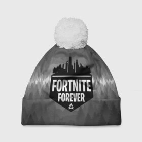 Шапка 3D c помпоном с принтом FORTNITE в Петрозаводске, 100% полиэстер | универсальный размер, печать по всей поверхности изделия | battle royale | fortnite | fortnite battle royale | futuresynth | game | outrun | retrowave | synth | synthwave | игры | ретровейв | синтвейв | фортнайт