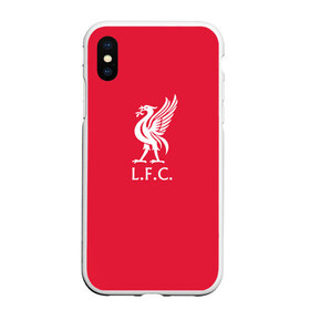 Чехол для iPhone XS Max матовый с принтом FC Liverpool в Петрозаводске, Силикон | Область печати: задняя сторона чехла, без боковых панелей | firmino | lfc | liverpool | liverpool fc | mane | shaqiri | ливерпуль | фирмино | фк | футбол | футбольный клуб англии | шакири