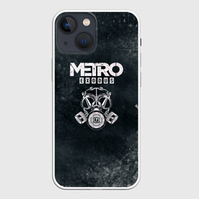 Чехол для iPhone 13 mini с принтом Metro Exodus в Петрозаводске,  |  | exodus | metro | metro exodus | playstation 4 | xbox one | ексодус | игра | игры | икс бокс | исход | метро | митро | плейстейшен | стрелялка | шутер | эксобус | эксодус