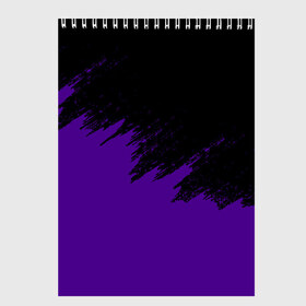 Скетчбук с принтом КРАСКА И НИЧЕГО ЛИШНЕГО! в Петрозаводске, 100% бумага
 | 48 листов, плотность листов — 100 г/м2, плотность картонной обложки — 250 г/м2. Листы скреплены сверху удобной пружинной спиралью | Тематика изображения на принте: color | dirty | purple | texture | yellow.paints | брызги | брызги красок | желтый | краски | текстура | фиолетовый