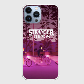 Чехол для iPhone 13 Pro Max с принтом STRANGER THINGS в Петрозаводске,  |  | finn wolfhard | gaten mataraz | millie bobby brown | natalia dyer | stranger things | winona ryder | вайнона райдер | милли бобби браун | оченнь странные дела | очень странные дела | странные события