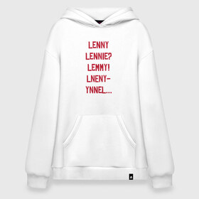 Худи SuperOversize хлопок с принтом Lenny в Петрозаводске, 70% хлопок, 30% полиэстер, мягкий начес внутри | карман-кенгуру, эластичная резинка на манжетах и по нижней кромке, двухслойный капюшон
 | red dead redemption 2 | в баре | ленни | миссия | напились | прикол | рдр | рдр2 | шутка