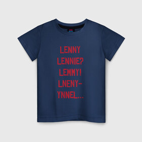 Детская футболка хлопок с принтом Lenny в Петрозаводске, 100% хлопок | круглый вырез горловины, полуприлегающий силуэт, длина до линии бедер | red dead redemption 2 | в баре | ленни | миссия | напились | прикол | рдр | рдр2 | шутка
