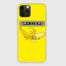Чехол для iPhone 12 Pro Max с принтом Brazzers в Петрозаводске, Силикон |  | brazzers | банан | бразерс | логотип | надпись | прикол | юмор