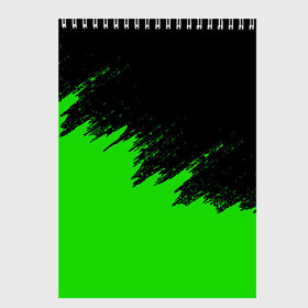 Скетчбук с принтом КРАСКА И НИЧЕГО ЛИШНЕГО! в Петрозаводске, 100% бумага
 | 48 листов, плотность листов — 100 г/м2, плотность картонной обложки — 250 г/м2. Листы скреплены сверху удобной пружинной спиралью | Тематика изображения на принте: color | dirty | green | texture | yellow.paints | брызги | брызги красок | желтый | зеленый | краски | текстура