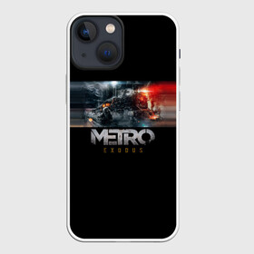 Чехол для iPhone 13 mini с принтом Metro Exodus в Петрозаводске,  |  | exodus | metro | metro exodus | playstation 4 | xbox one | ексодус | игра | игры | икс бокс | исход | метро | митро | плейстейшен | стрелялка | шутер | эксобус | эксодус