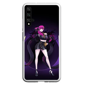 Чехол для Honor 20 с принтом Evelynn в Петрозаводске, Силикон | Область печати: задняя сторона чехла, без боковых панелей | Тематика изображения на принте: agony | evelynn | game | hug | legends | legue | legueoflegends | lol | агонии | игра | легенд | лига | лигалегенд | лол | объятия | эвелинн