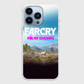 Чехол для iPhone 13 Pro с принтом FAR CRY NEW DAWN в Петрозаводске,  |  | Тематика изображения на принте: action | far cry | far cry new dawn | game | gamer | montana | player | shooter | usa | врата эдема | знак | игра | культ | секта | символ | символика | шутер | эдем