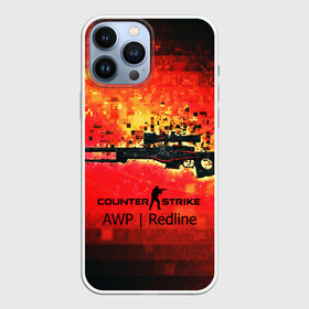 Чехол для iPhone 13 Pro Max с принтом cs go:AWP:Red Line в Петрозаводске,  |  | awp | counter strike | cyber sport | game | howl | skin | sport | авп | вой | игры | скин