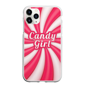 Чехол для iPhone 11 Pro Max матовый с принтом Candy Girl в Петрозаводске, Силикон |  | вкусняшка | карамель | конфета | милый | няша | розовый | сладкая девочка | сладость