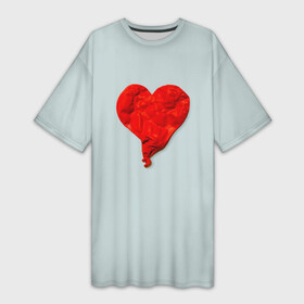 Платье-футболка 3D с принтом Kanye West Heartbreak в Петрозаводске,  |  | kanye | kanye west | yandhi | кани | кани вест | кани вэст | янди
