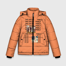 Зимняя куртка для мальчиков 3D с принтом Kanye West PABLO в Петрозаводске, ткань верха — 100% полиэстер; подклад — 100% полиэстер, утеплитель — 100% полиэстер | длина ниже бедра, удлиненная спинка, воротник стойка и отстегивающийся капюшон. Есть боковые карманы с листочкой на кнопках, утяжки по низу изделия и внутренний карман на молнии. 

Предусмотрены светоотражающий принт на спинке, радужный светоотражающий элемент на пуллере молнии и на резинке для утяжки | kanye | kanye west | yandhi | кани | кани вест | кани вэст | янди