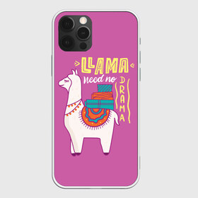 Чехол для iPhone 12 Pro Max с принтом Lama в Петрозаводске, Силикон |  | Тематика изображения на принте: glama | lama | анд | горы | дикое | домашнее | животное | индейци | лама | мех | шерсть