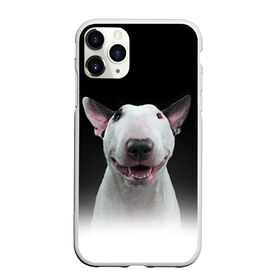 Чехол для iPhone 11 Pro матовый с принтом Oh snap! в Петрозаводске, Силикон |  | bull terrier | dog |   | бультерьер | собака