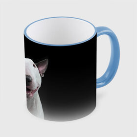 Кружка 3D с принтом Oh snap! в Петрозаводске, керамика | ёмкость 330 мл | Тематика изображения на принте: bull terrier | dog |   | бультерьер | собака