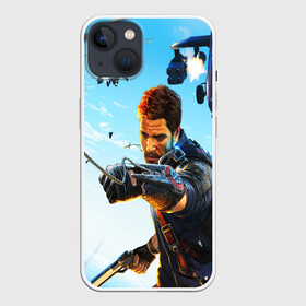 Чехол для iPhone 13 с принтом JustCause в Петрозаводске,  |  | action | cause | enix | just | just cause 4 | mafia | игры | мафия | рико | тропики