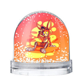 Снежный шар с принтом FNAF Foxy в Петрозаводске, Пластик | Изображение внутри шара печатается на глянцевой фотобумаге с двух сторон | five | five nights at freddys | fnaf | fox | foxy | freddy | nights | лис | ночь | пират | пять ночей с фредди | фнаф | фредди